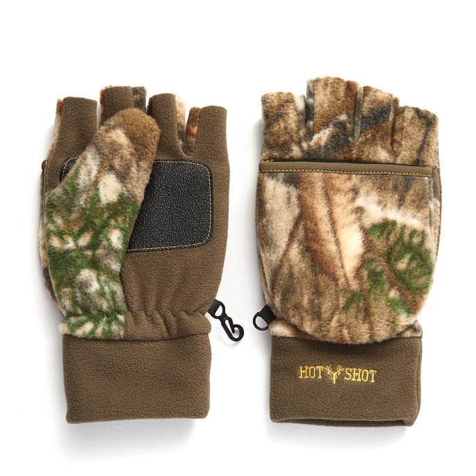 Jacob Ash Fleece Poptop Glove - 043552024438