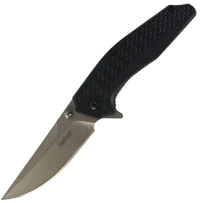 Kershaw 1348 Coilover Knife Drop-point Plain Edge Blade With Flipper - 087171058450