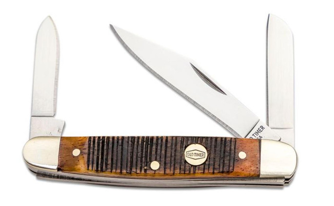 Schrade Old Timer USA Made Generational Series 34OTG Middleman Folding Knife - 661120107330