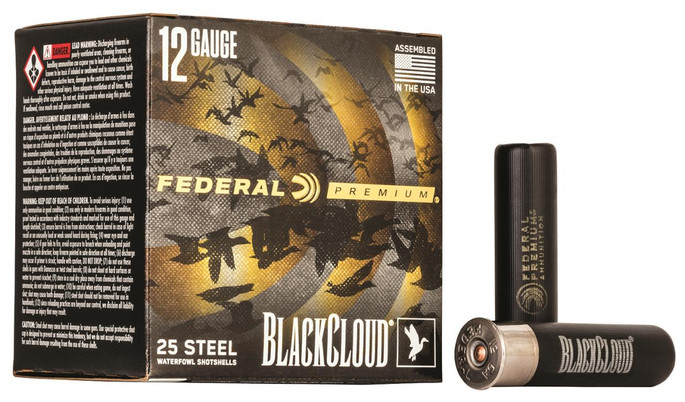 Federal PWBX1343 Black Cloud FS Steel 12 Gauge 3.5" 1 1/2 oz 3 Shot - CASE - 604544625585