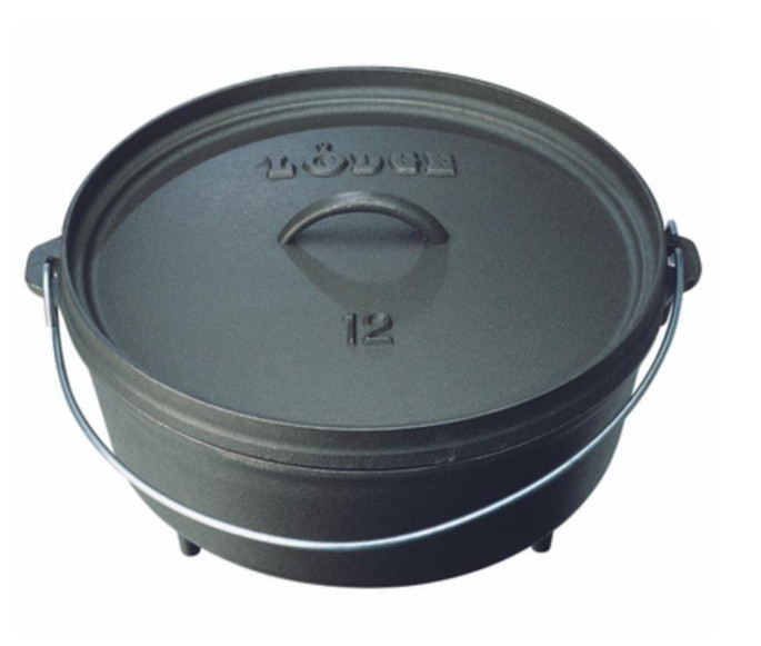 Lodge 4 Quart Camp Dutch Oven With Lid - 075536381008