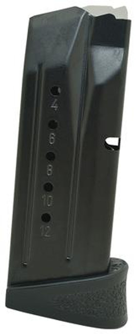Magazine for M&P 9mm Compact With Finger Rest 12 Round Blue - 022188131840