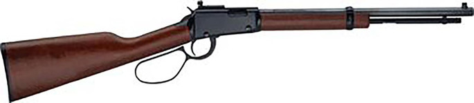 Henry Repeating Arms Frontier Large Loop 22 Short, 22 Long or 22 LR Caliber with 16 LR/21 Short Capacity, 20" Barrel, Black Metal Finish & American Walnut Stock Right Hand (Full Size) - 619835011053