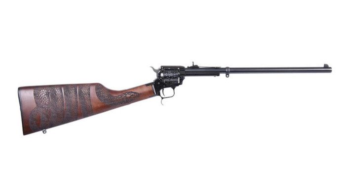 Heritage Firearms Rough Rider Rancher Carbine Walnut / Black .22 Lr 16.125" Barrel 6-rounds - 727962708125