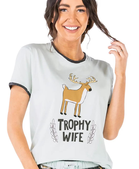 Lazyone Trophy Wife Pj Tee - 841654169497