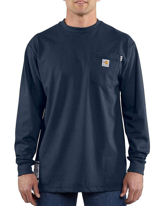 Carhartt Flame-Resistant Force Cotton Long-sleeve T-shirt - 886859005454