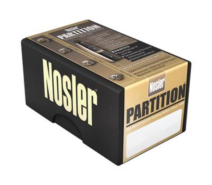Nosler Partition Bullets 270 Caliber (277 Diameter) 150 Grain Spitzer Box of 50 - 054041163231
