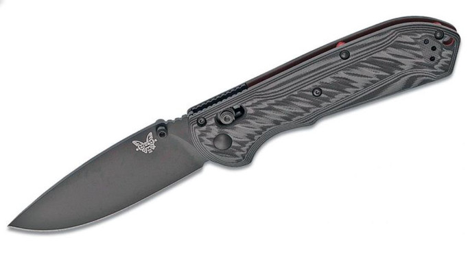 Benchmade Freek Folding Knife 3.6" Black Cerakoted CPM-M4 Plain Blade - 610953152116