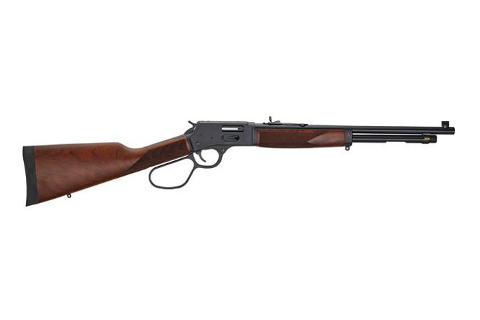 Henry Repeating Arms Big Boy Carbine Side Gate 44 Mag Caliber with 7+1 Capacity, 16.50" Barrel, Overall Blued Metal Finish & American Walnut Stock Right Hand (Full Size) H012GR - 619835200426