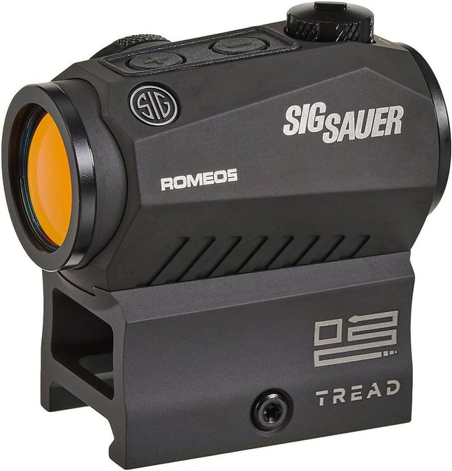 Sig Sauer Romeo5 Tread MSR/Shotguns/Handguns | 1x20mm 2 MOA Red Dot Black Picatinny | SOR52010 - 798681599028