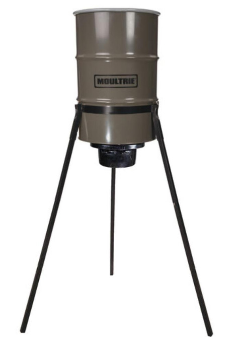 Moultrie Super Pro Mag Tripod Feeder (55 Gallons) - 053695134574