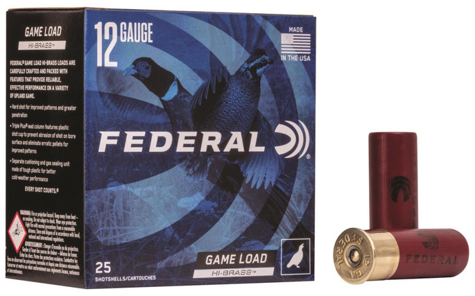 Federal Game-Shok High Brass 12 Gauge 2.75" 1-1/4 oz 7.5 Shot - CASE - 029465101435