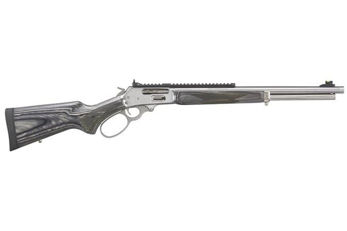 Marlin 1895 Big Loop 45-70 Gov Caliber with 6+1 Capacity, 19" Barrel, Stainless Metal Finish RH (Full Size) - 736676704781