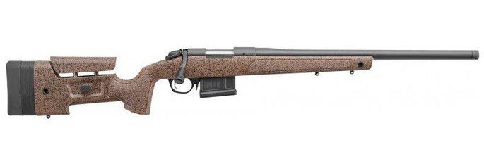 Bergara Rifles B-14 Wilderness HMR 28 Nosler 5+1 26" Threaded Barrel, Sniper Gray Cerakote, Woodland Camo Stock - 043125015375