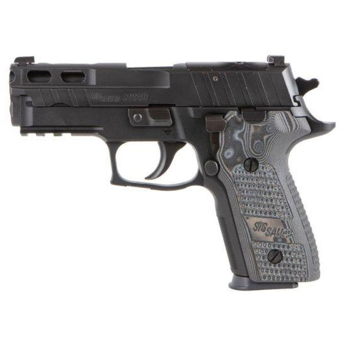 Sig P229 Pro 3.9" Optics Ready 9mm Pistol With Hogue G10 Grips, Black - 798681662760