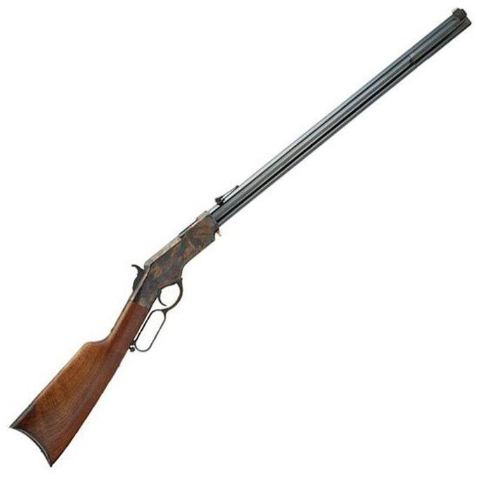 Henry Repeating Arms Iron Frame Original .44-40 Winchester 24.5 Inch Barrel Blue Finish American Walnut Stock 13 Round H011IF - 619835100054