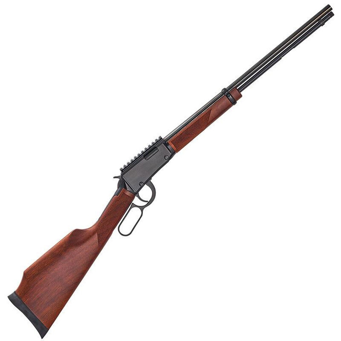 Henry Repeating Arms Magnum Express  22 WMR Caliber with 11+1 Capacity, 19.25" Barrel, Black Metal Finish & Fixed Monte Carlo American Walnut Stock Right Hand (Full Size) H001ME - 619835001030
