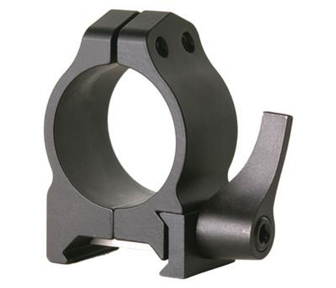 Maxima One Inch Quick Detach Scope Rings Low Matte - 656813000289