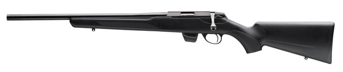 Tikka T1x MTR Left Hand .17 HMR Bolt Action Rifle 20" Threaded Barrel 10 Rounds Synthetic Stock Matte Black - 082442932880