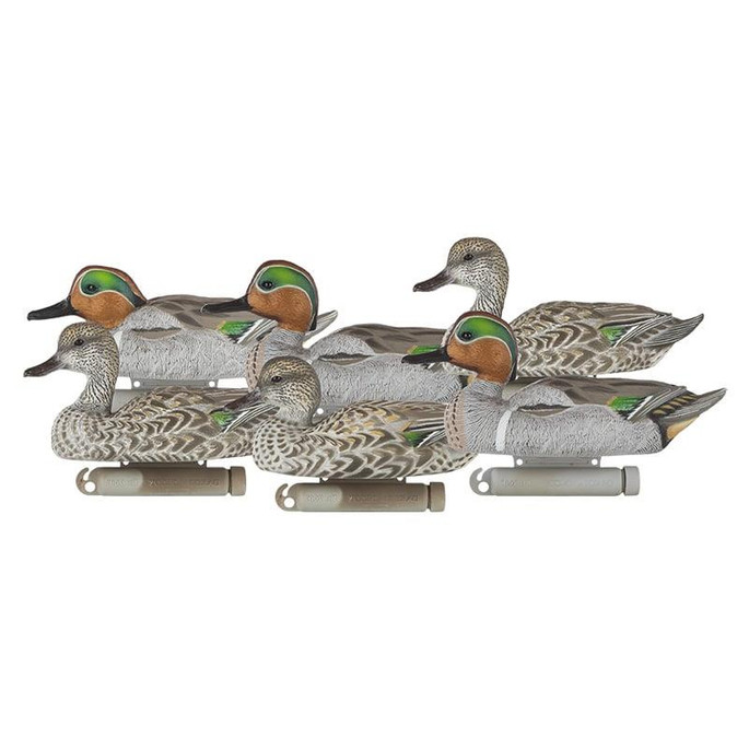 Dakota Decoy X-Treme Greenwing Teal 6 Pack - 723175895621