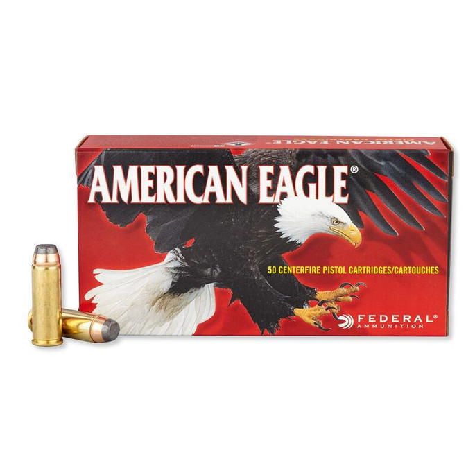 Federal American Eagle .45 Colt Ammunition 50 Rounds JSP 225 Grain 860 Feet Per Second - 029465061586