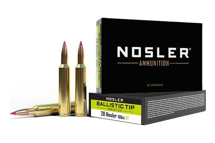 Nosler Ballistic Tip Hunting Brass .28 Nosler 160-grain 20-rounds - 054041434638