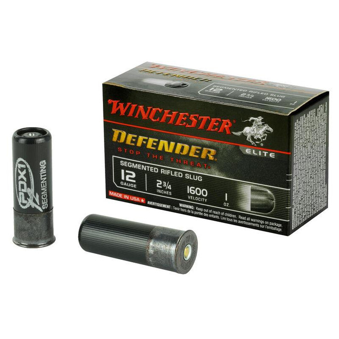 Winchester Defender 12Ga Ammo 2-3/4" Segmented Rifled Slug - 020892020801