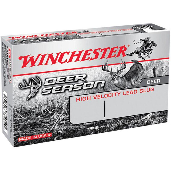 Winchester Deer Season Slug 12Ga Ammunition 5 Rnds 2-3/4" Slug 1-1/8oz 1600fps - 020892024441