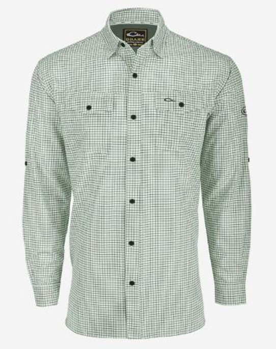 Drake Travelers Minigrid Shirt Long Sleeve -