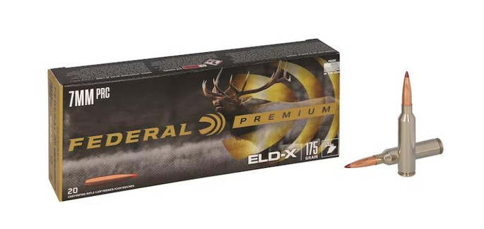 Federal Premium 7mm PRC 175 Grain ELD-X Polymer Tip | 20 Rounds - 604544690378