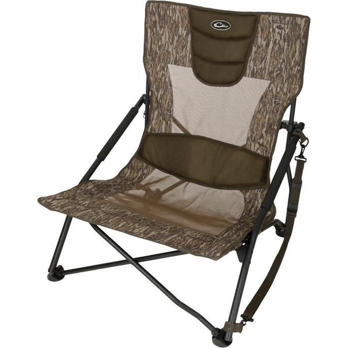 Drake Low Profile Hunting Chair - Mossy Oak Bottomland - 659601296888