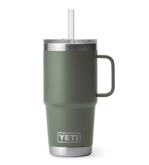 Yeti Rambler 25oz Straw Mug | Camp Green - 888830322062