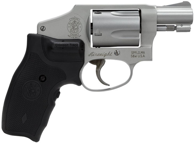 S+W Model 642 Crimson Trace Special Edition .38 Special +P 1.875" Barrel | Matte Stainless Finish - 022188638110