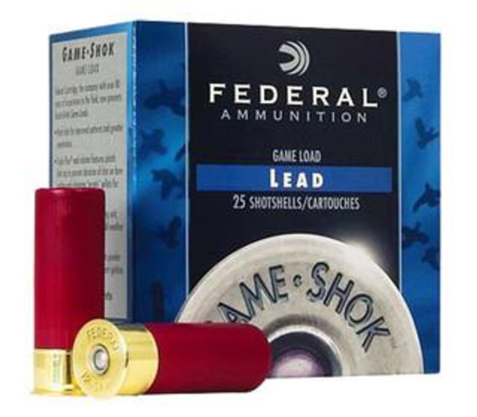 Federal Game-Shok Upland 12 Gauge 2.75" #6 Hi Brass | 250 Round CASE - 029465101404