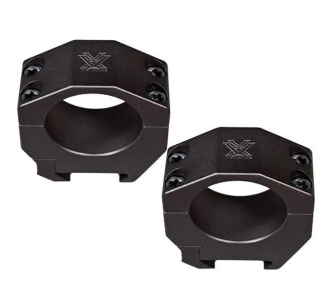Vortex Rings For Picatinny Rails 30mm Aluminum 1.26" Height - 875874002937
