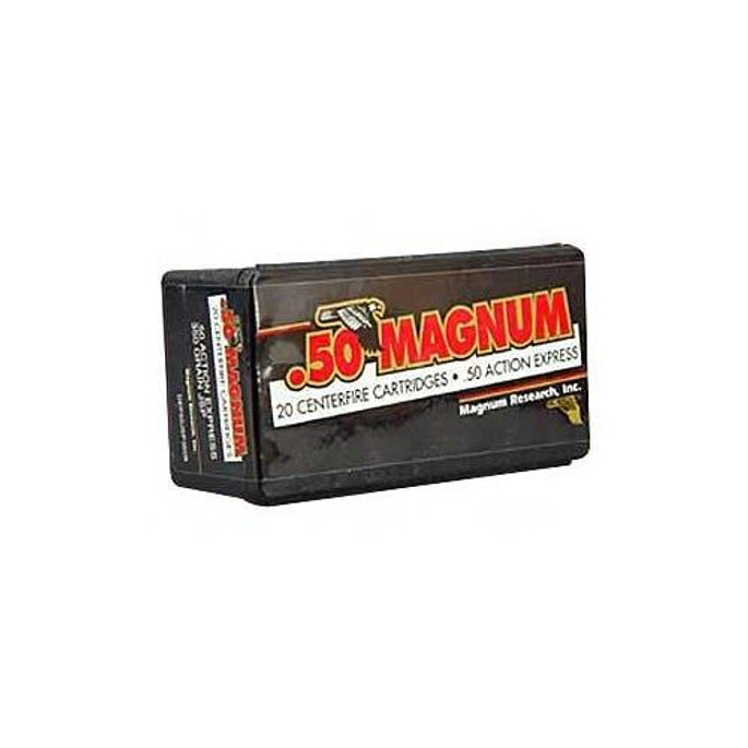 Magnum Research .50 Action Express 350 Grain Jacketed Soft Point | 20 Rounds - 761226011354