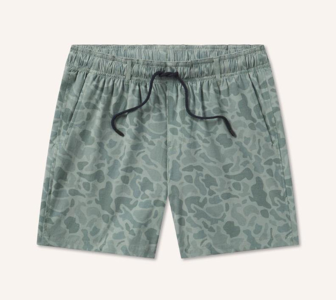 Southern Marsh Harbor Stretch Seawashed Lined Swim Trunk - Camo - 889542433039