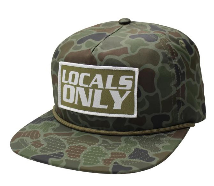 Local Boy Locals Only Flat Brim Hat - 840262665094