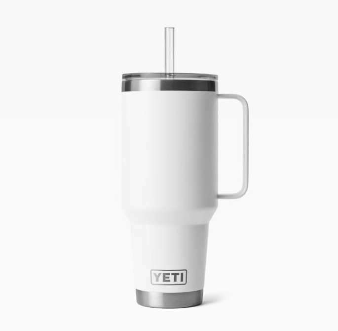 Yeti Rambler 42 Oz Straw Mug | White - 888830327791