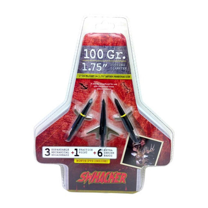 Swhacker 2-Blade 100 Grain 1.75" Cut - 3 Pack - 895090002016