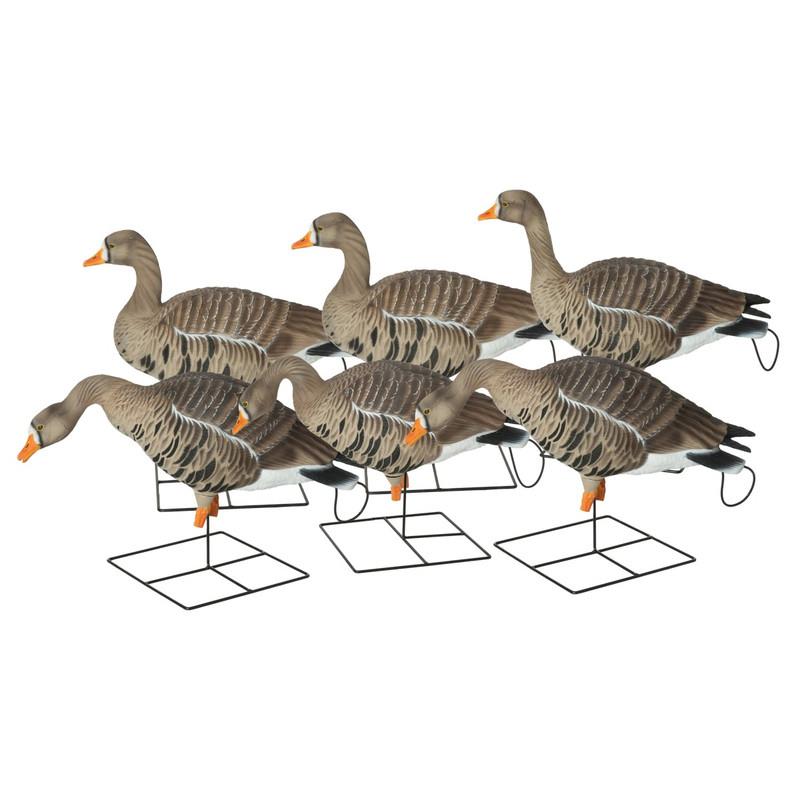 GHG Pro-Grade XD Full Body Specklebelly Harvester Goose Decoys - 6