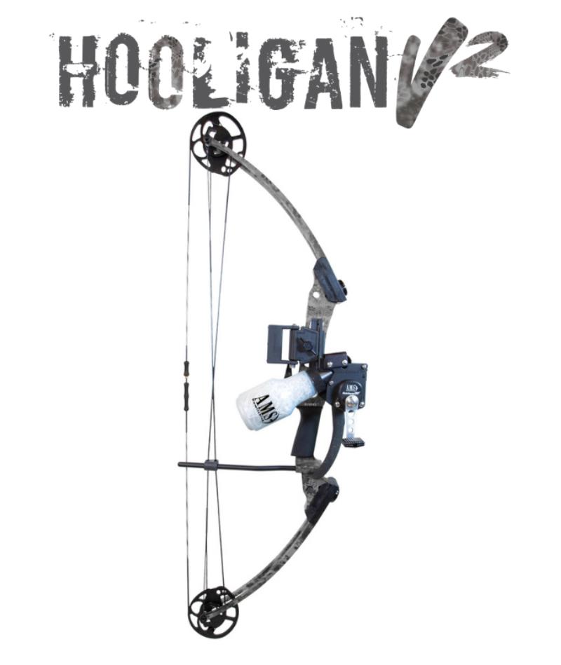 AMS Bowfishing Hooligan V2 Bow Kit, Left-Handed
