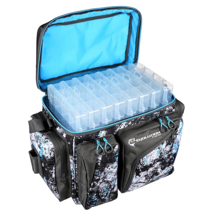 Insights Fishing 3600 Tackle Bag in Realtree Wav3 Blue