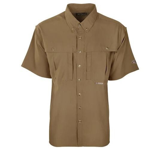 Drake Men`s Flyweight Wingshooter Short Sleeve Shirts - Simmons Sporting  Goods