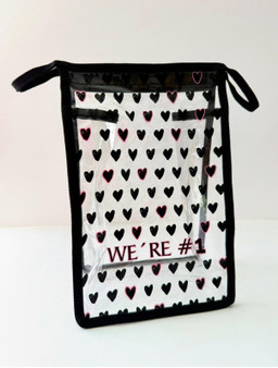 B046 HEARTS ORGANIZER  " WE'RE #1 "