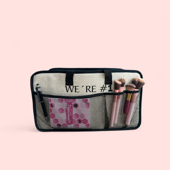 B049 GLITTER GOLD ORGANIZER " WE'RE #1 "