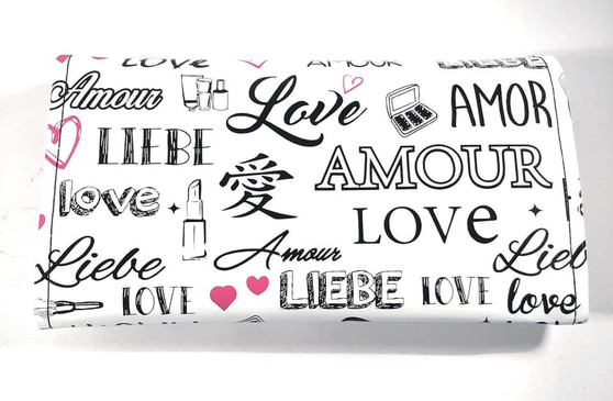 B032E AMOUR WALLET WHITE