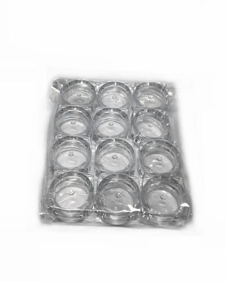 V005 12 SAMPLER JARS .10 OZ. / 3G. SMALL