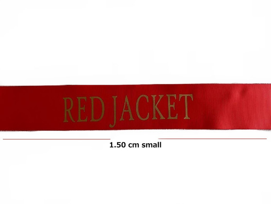 R030 RED JACKET  SASH