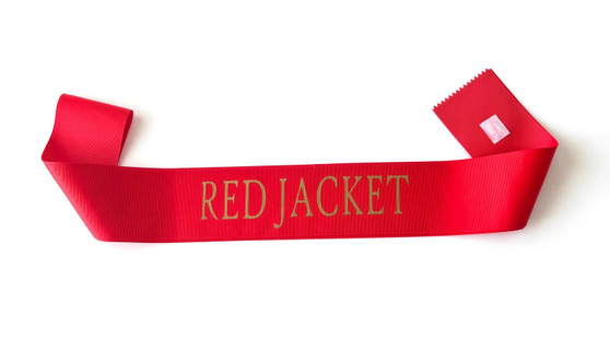 R030 RED JACKET  SASH
